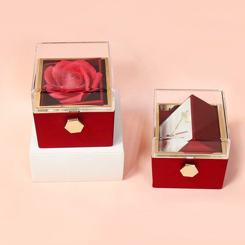 Rotating Flower Rose Valentine's Day Gift