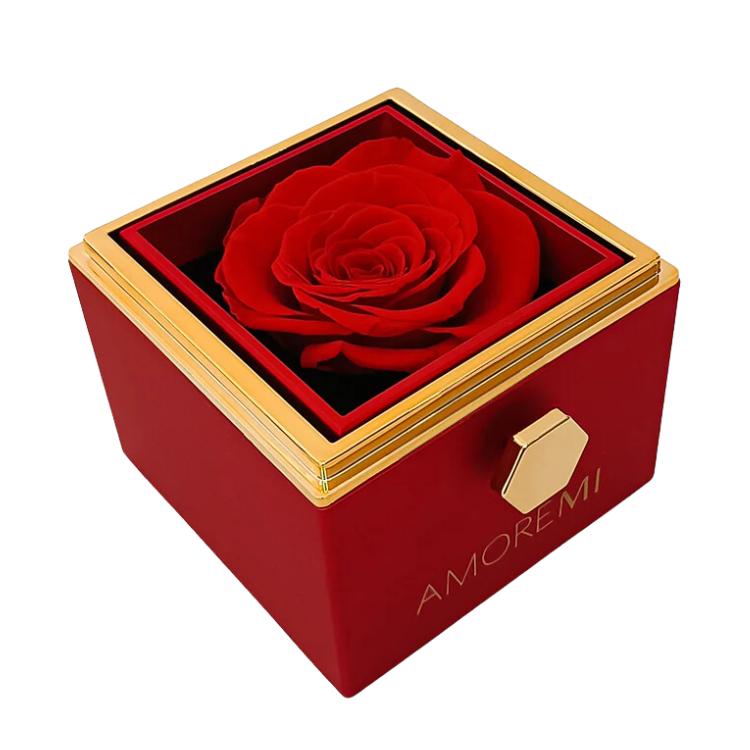 Rotating Flower Rose Valentine's Day Gift